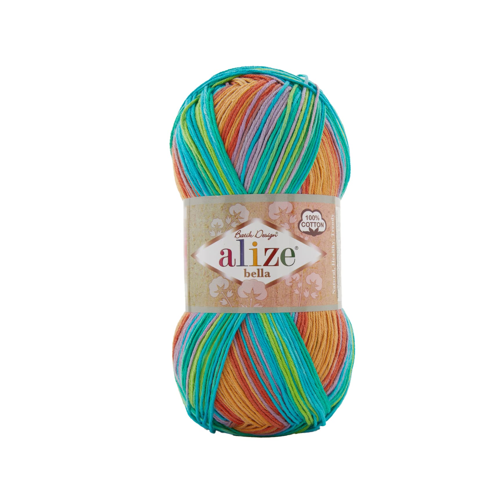 Alize Bella Batik 100 4530 Pamuklu Örgü İpi