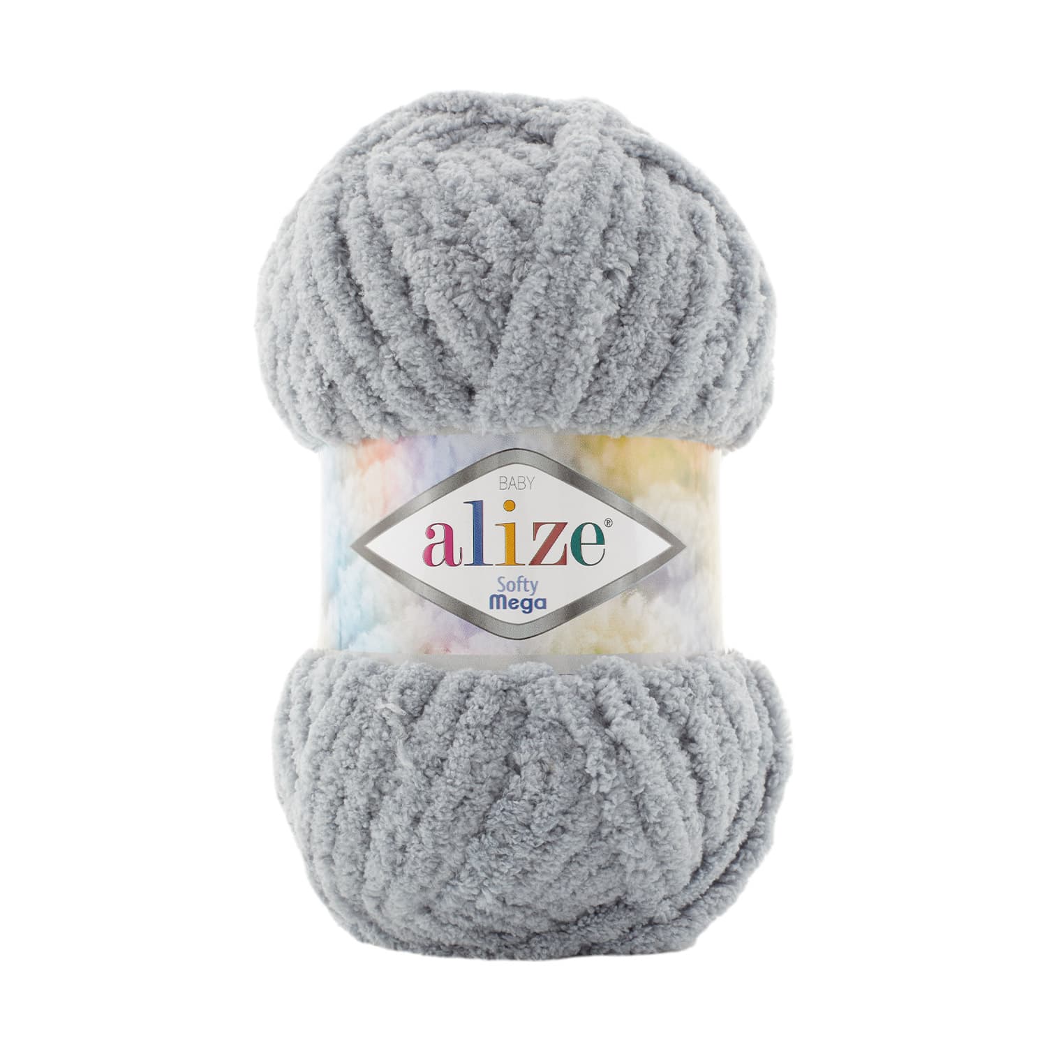 Alize Softy Mega 428 Gri Kadife İp
