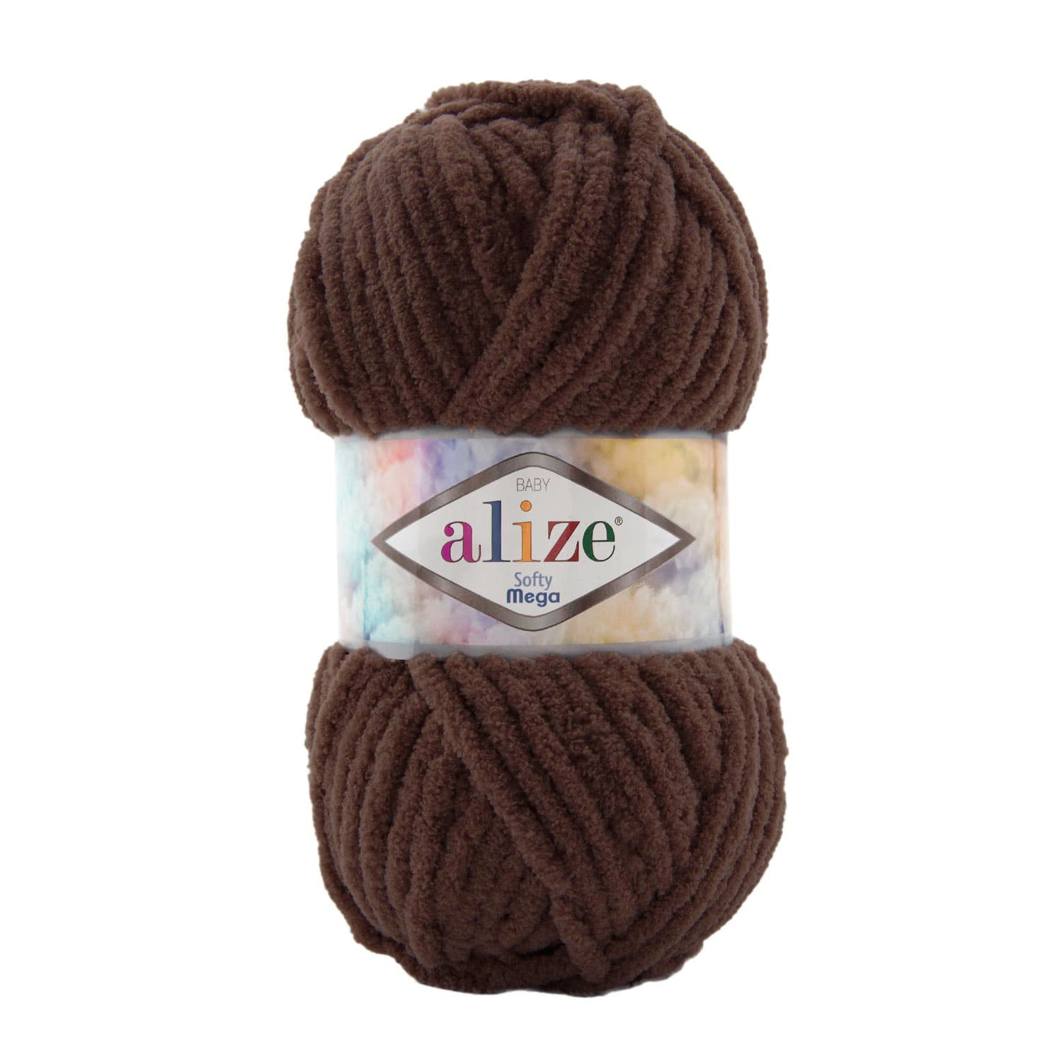 Alize Softy Mega 493 Kahve Kadife İp
