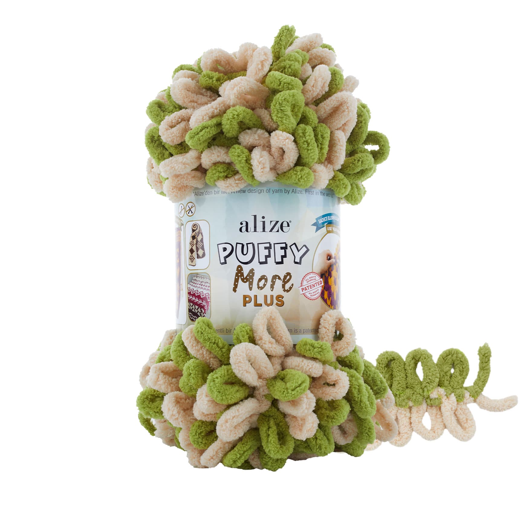 Alize Puffy More Plus 8007 Elle Örülen Örgü İpi