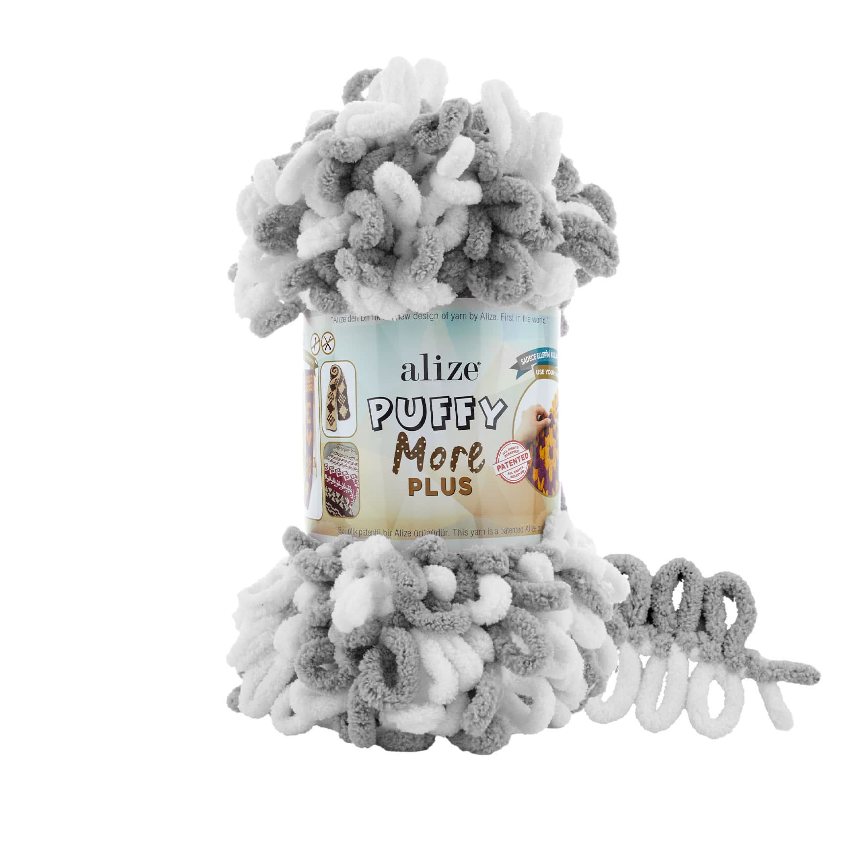 Alize Puffy More Plus 8008 Elle Örülen Örgü İpi