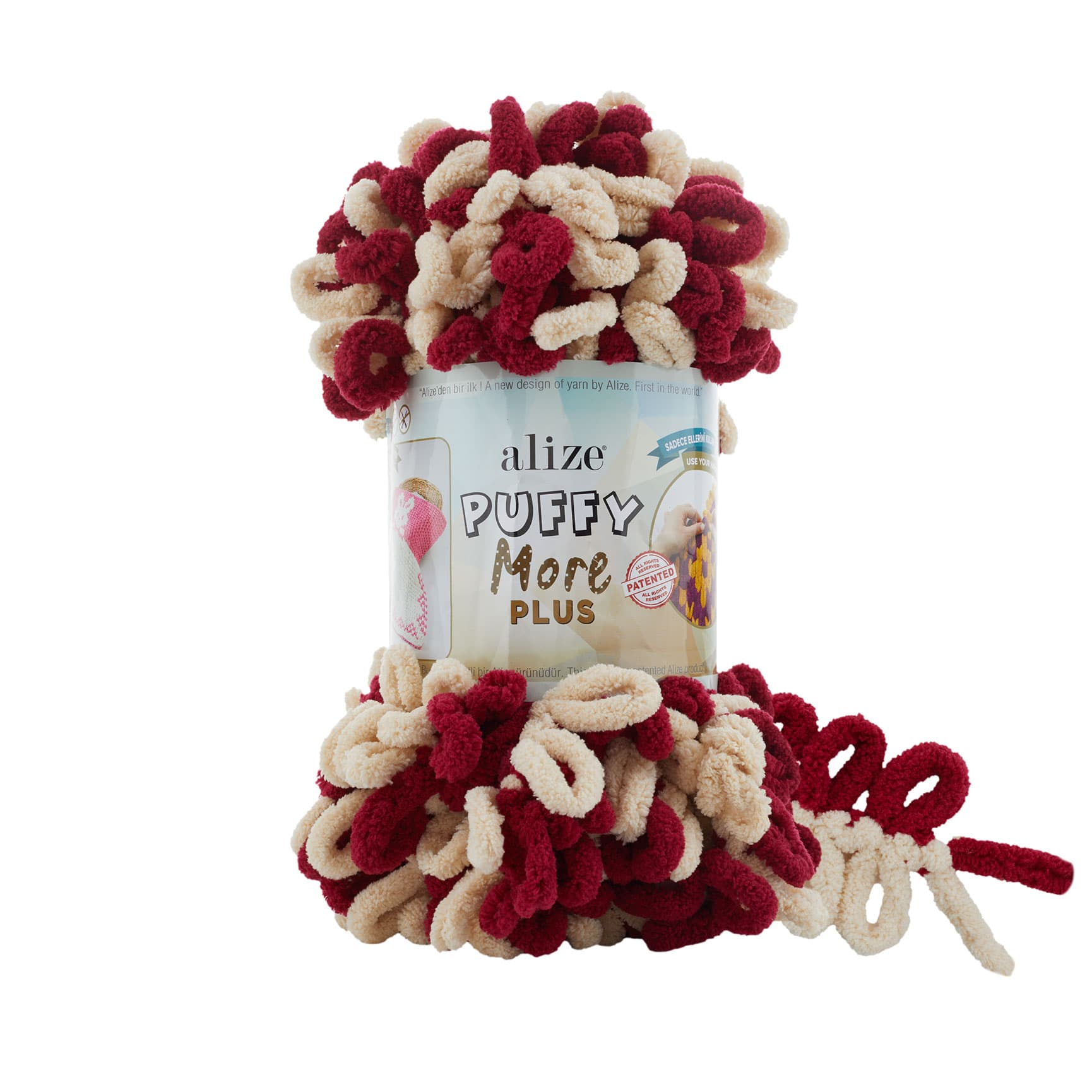 Alize Puffy More Plus 8011 Elle Örülen Örgü İpi