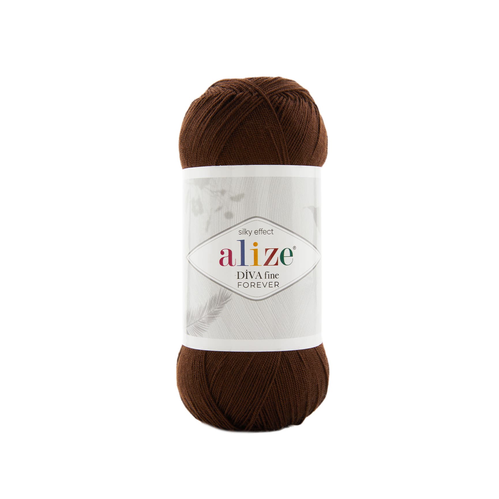 Alize Diva Fine Forever 26 Kahve Örgü İpi