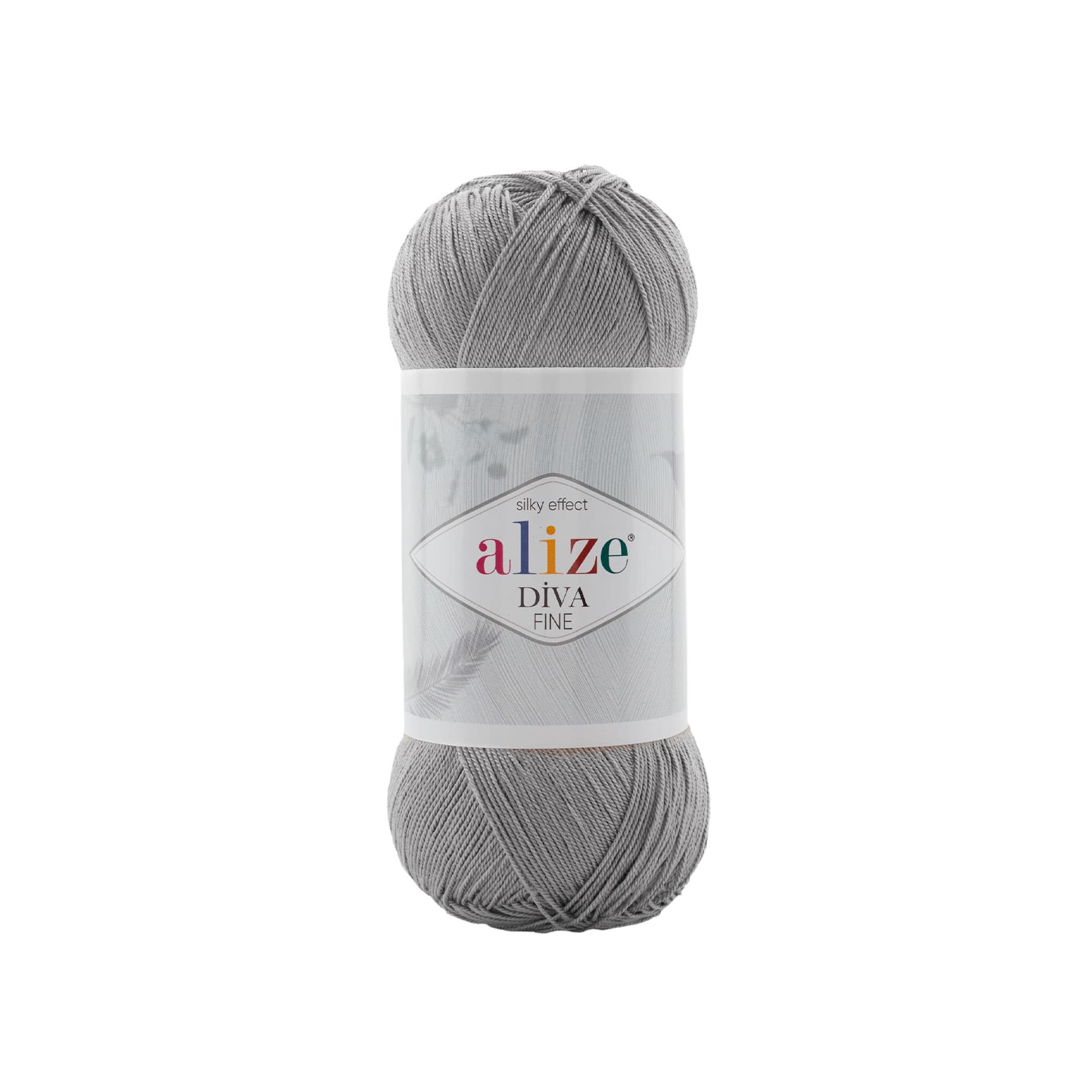 Alize Diva Fine Forever 87 Koyu Gri Örgü İpi