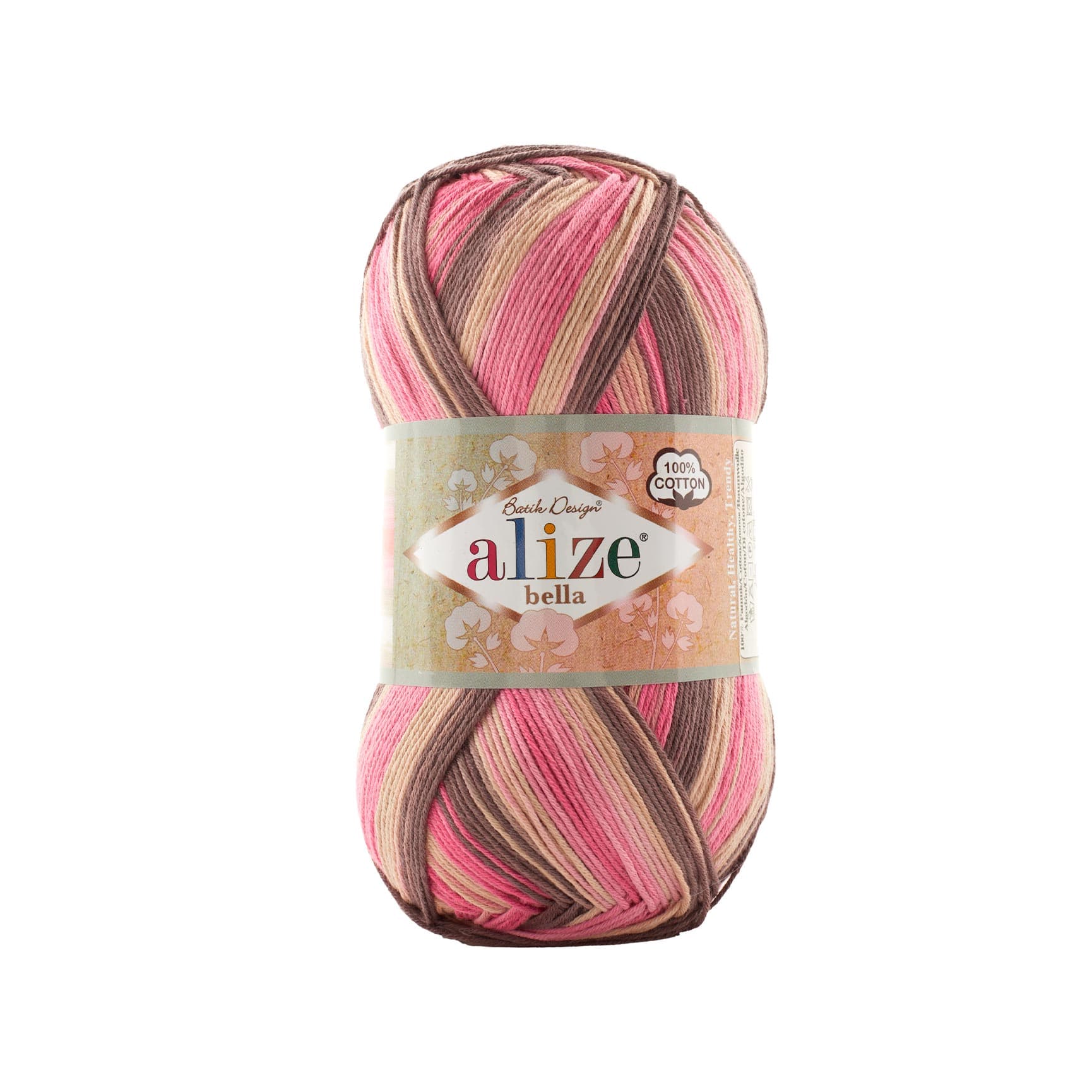 Alize Bella Batik 100 7829 Pamuklu Örgü İpi