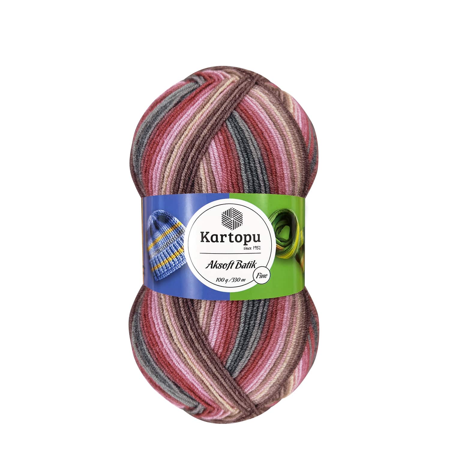 Kartopu Ak Soft Batik B59231 Örgü İpi