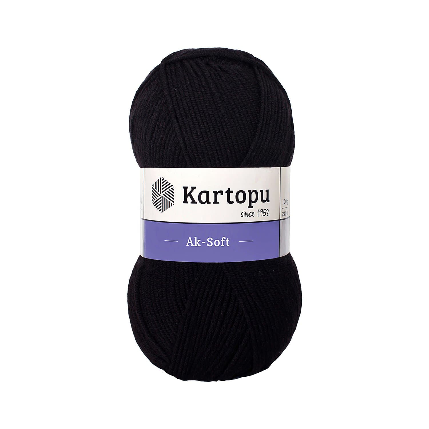 Kartopu Ak Soft K940 Siyah Örgü İpi