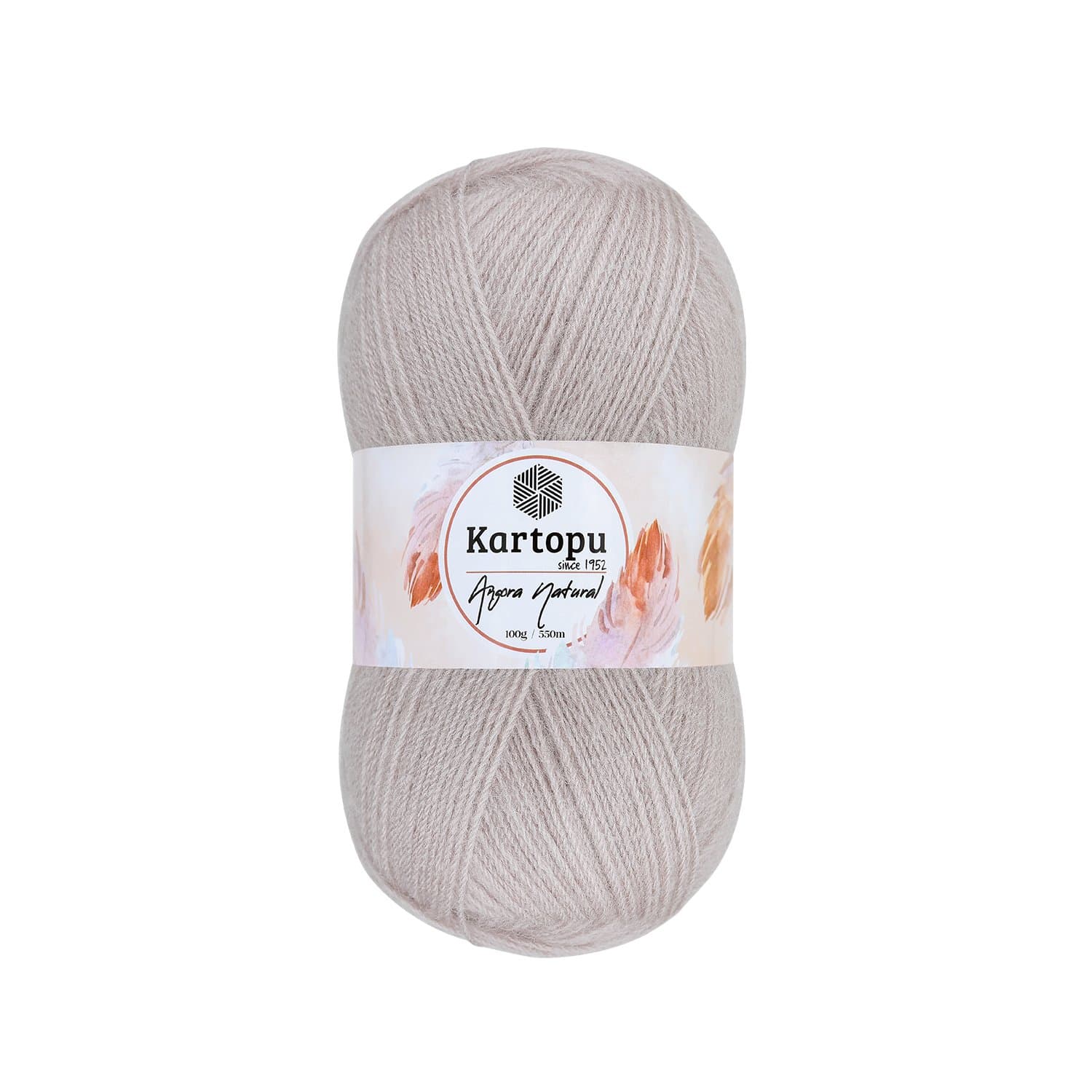 Kartopu Angora Natural K762 Yelek ve Şal İpi
