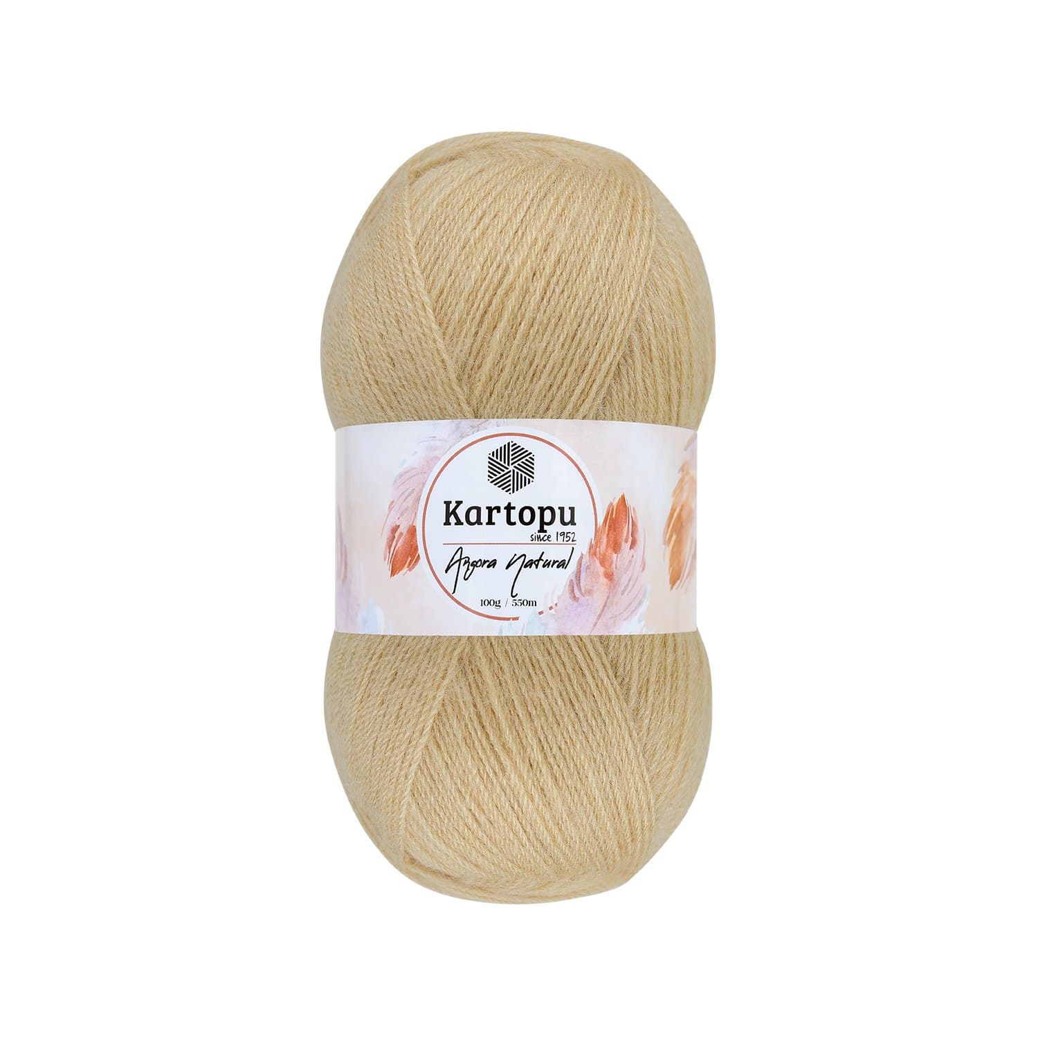 Kartopu Angora Natural K837 Yelek ve Şal İpi
