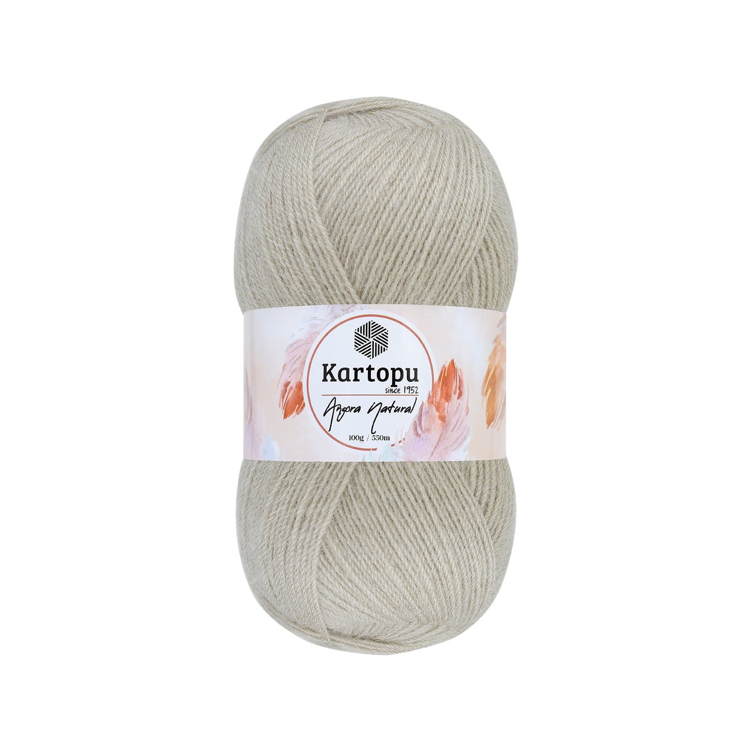 Kartopu Angora Natural K844 Yelek ve Şal İpi