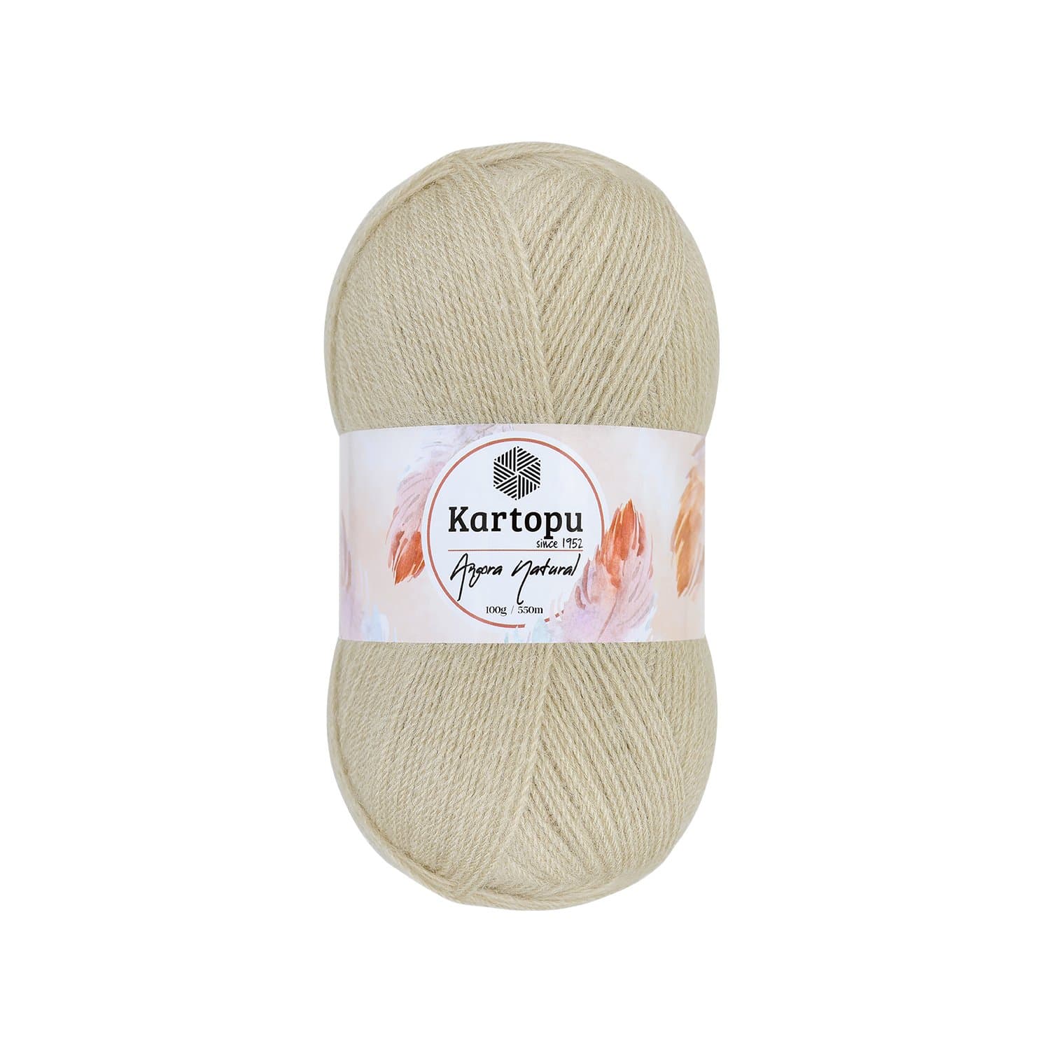 Kartopu Angora Natural K861 Yelek ve Şal İpi