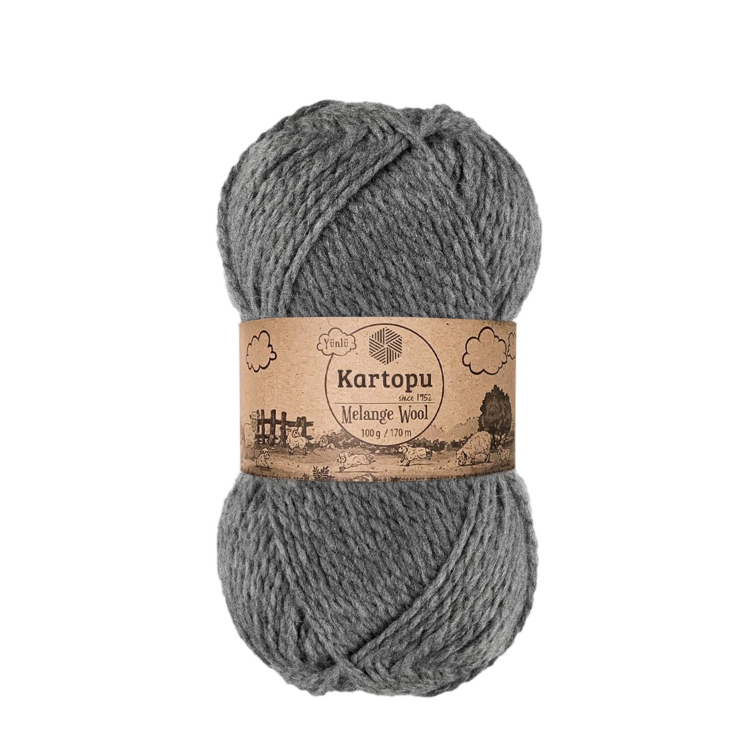 Kartopu Melange Wool K1002 Kışlık İp