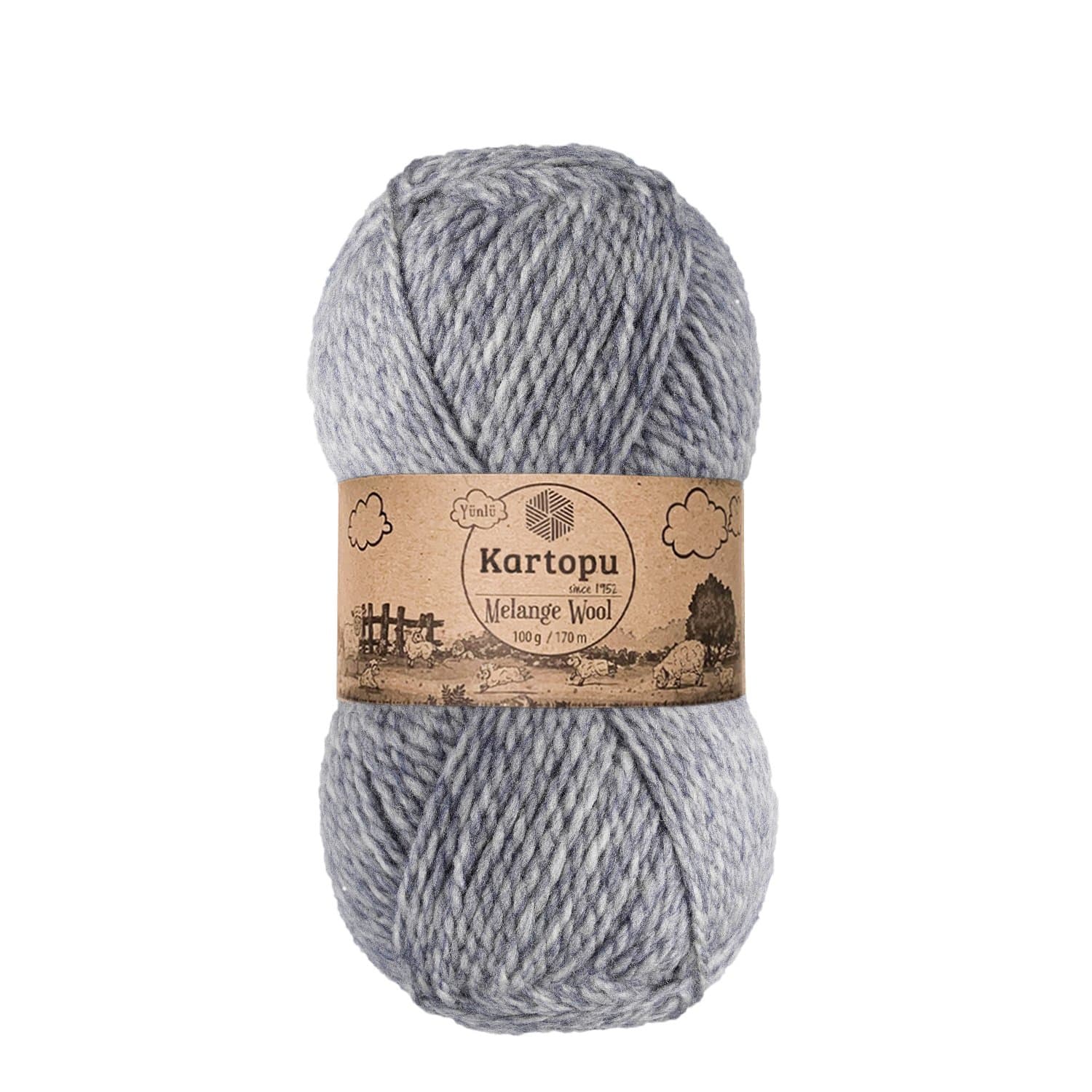 Kartopu Melange Wool K9001 Kışlık İp