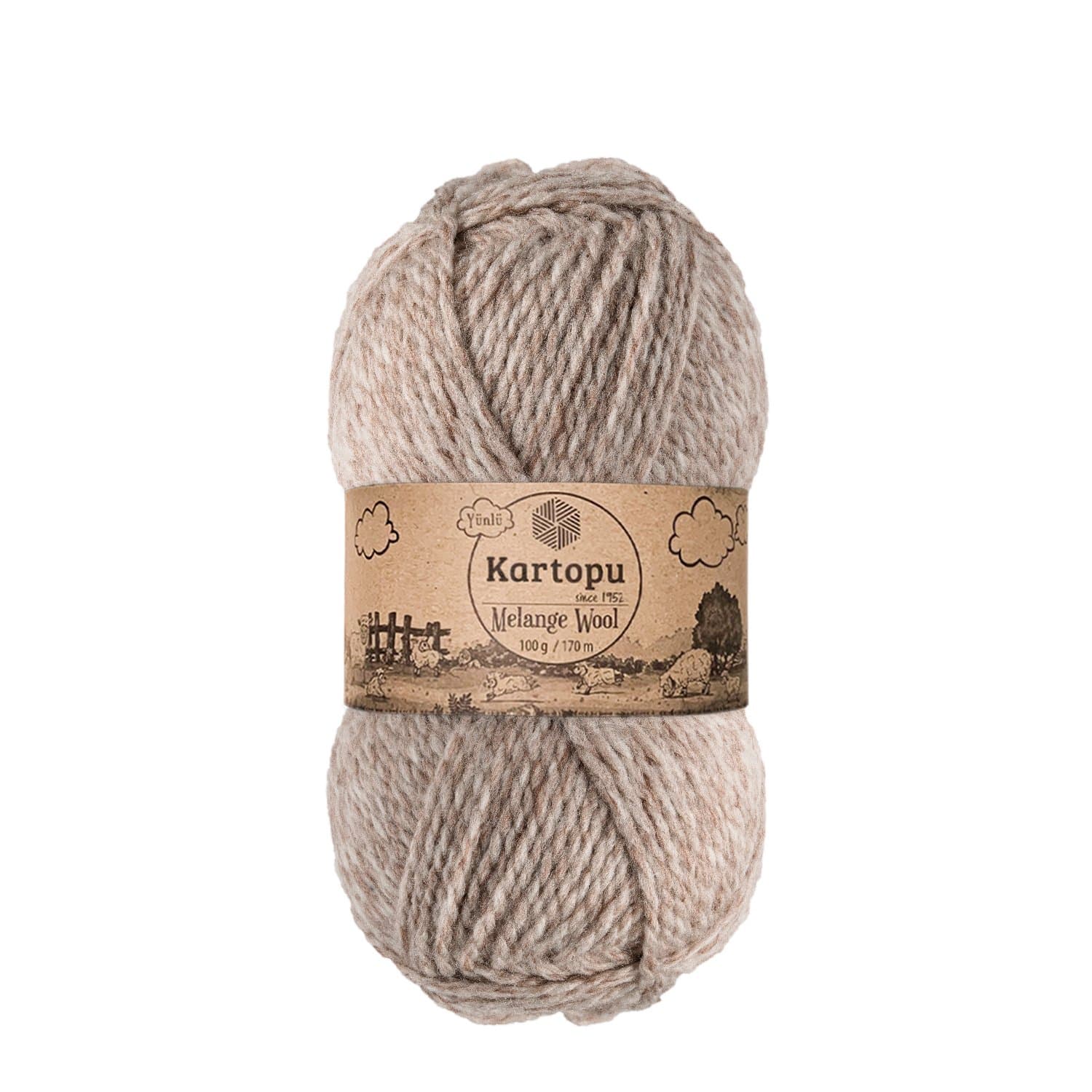 Kartopu Melange Wool K9002 Kışlık İp
