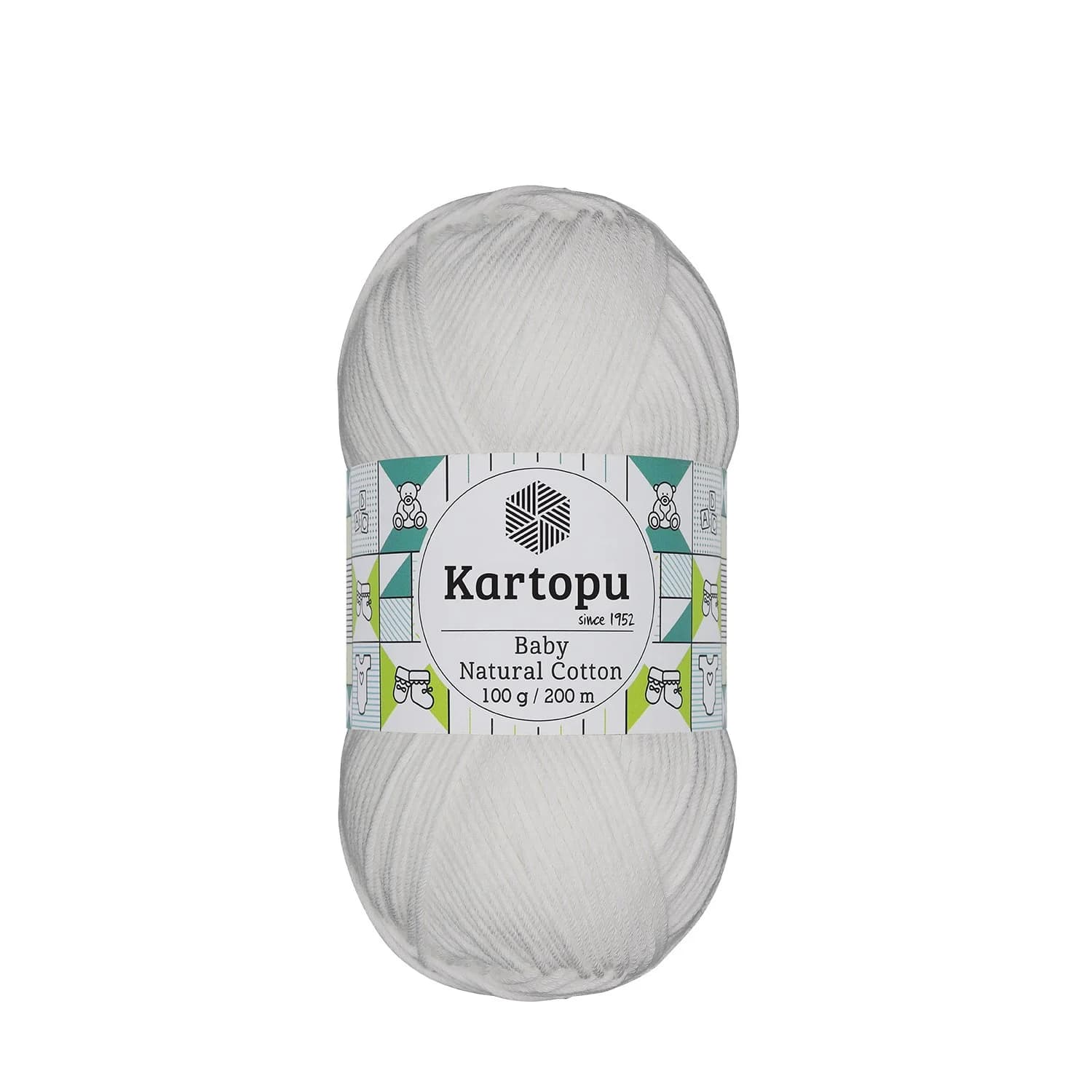 Kartopu Baby Natural Cotton K010 Beyaz Örgü İpi