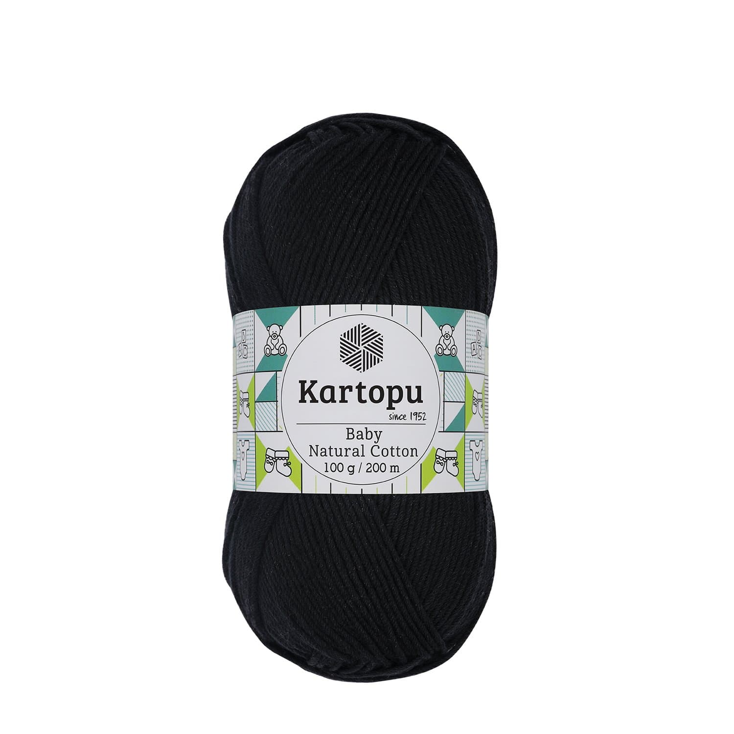 Kartopu Baby Natural Cotton K940 Siyah Örgü İpi